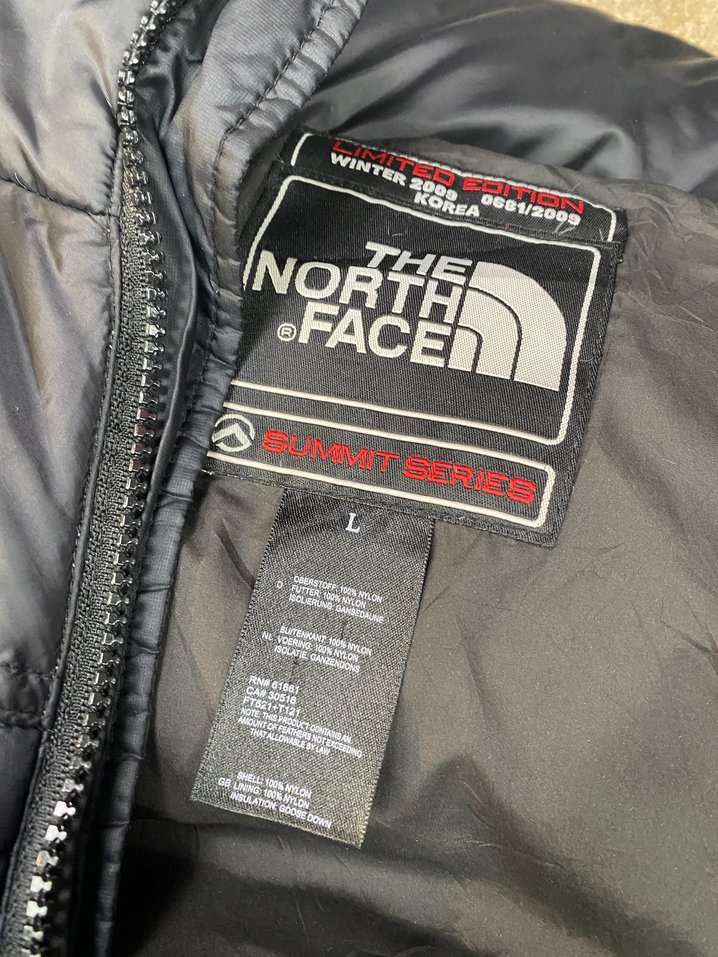 The North Face Puffer Jacket Nuptse 850 LTD. Summit Series Gr. L